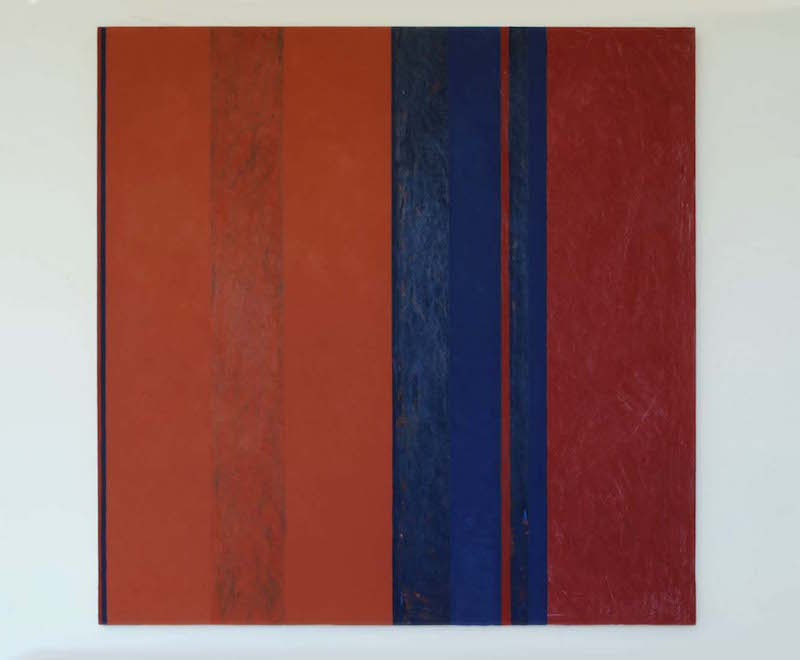 counter-intuitive ptg 2 (B-R), oil and wax on panel by Richard Bell