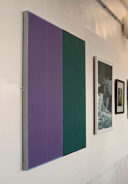 Richard Bell artwork at the Thematic exhibition selected and curated by Cromer Art Space.