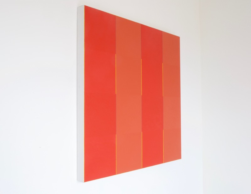 Red overlays, 2001 by Richard Bell